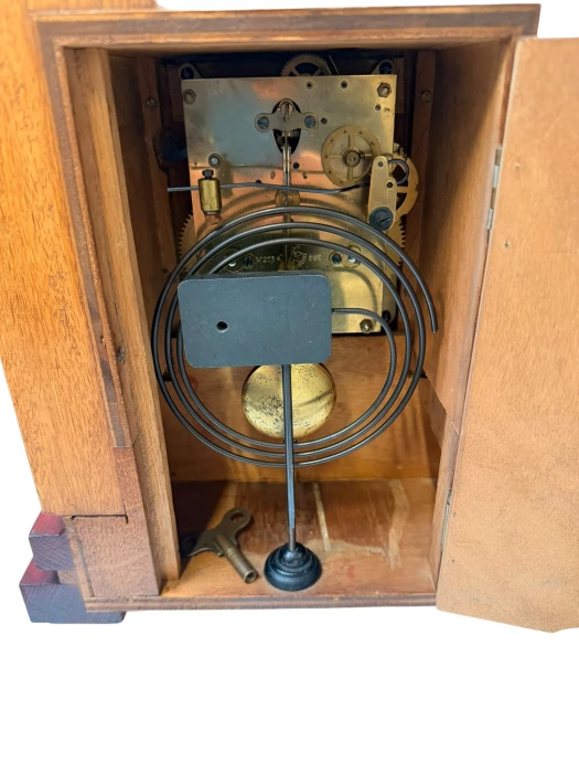 Art Deco Modernist Mantel Clock In the style of Hendrik Wouda, 1920s